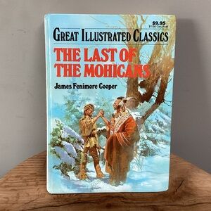 🔵 Vintage - 1992 Copyright Hardcover Edition - The Last Of The Mohicans - Nice